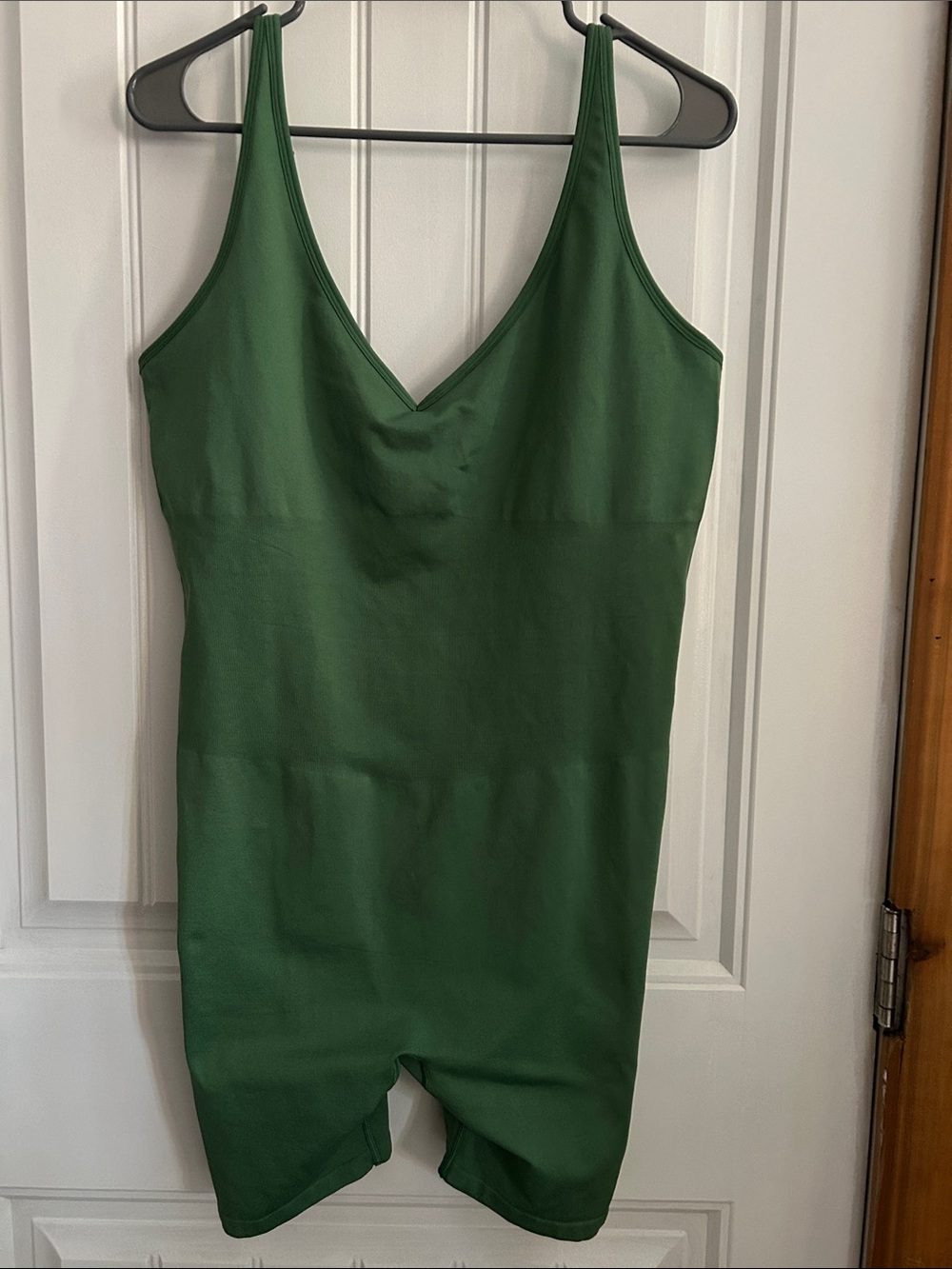 PINK Victoria's Secret Deep Green Sleeveless V-Neck Romper NWT